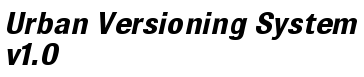 Urban Versioning System v1.0